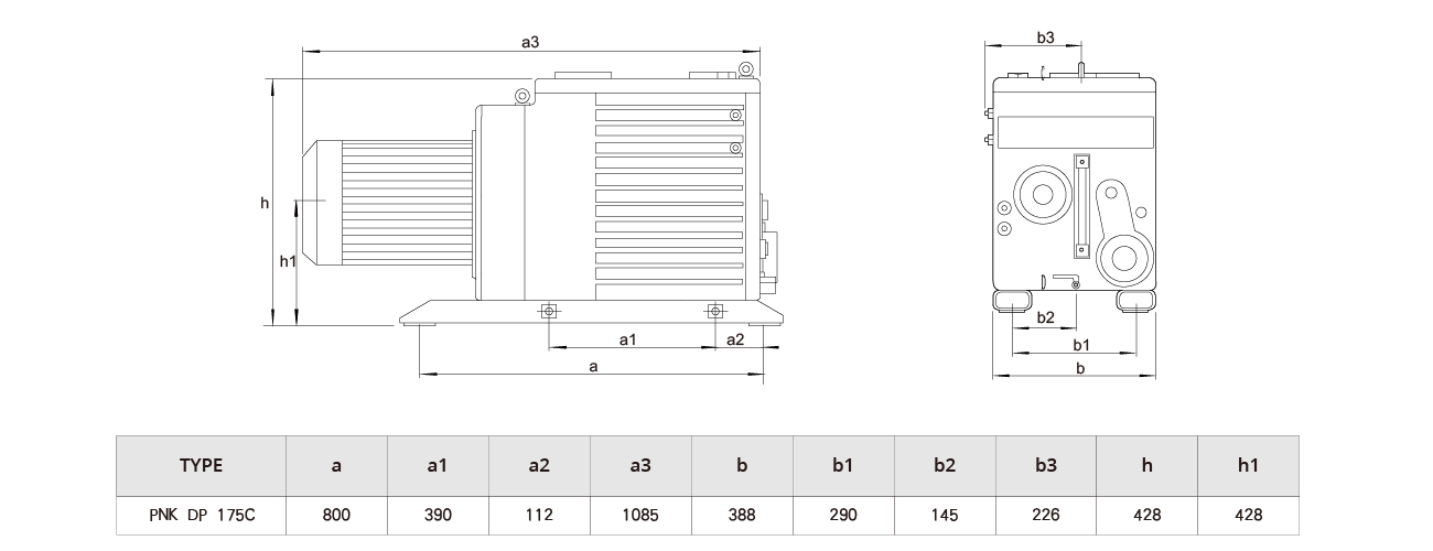 PNK DP 175C雙級旋片真空泵